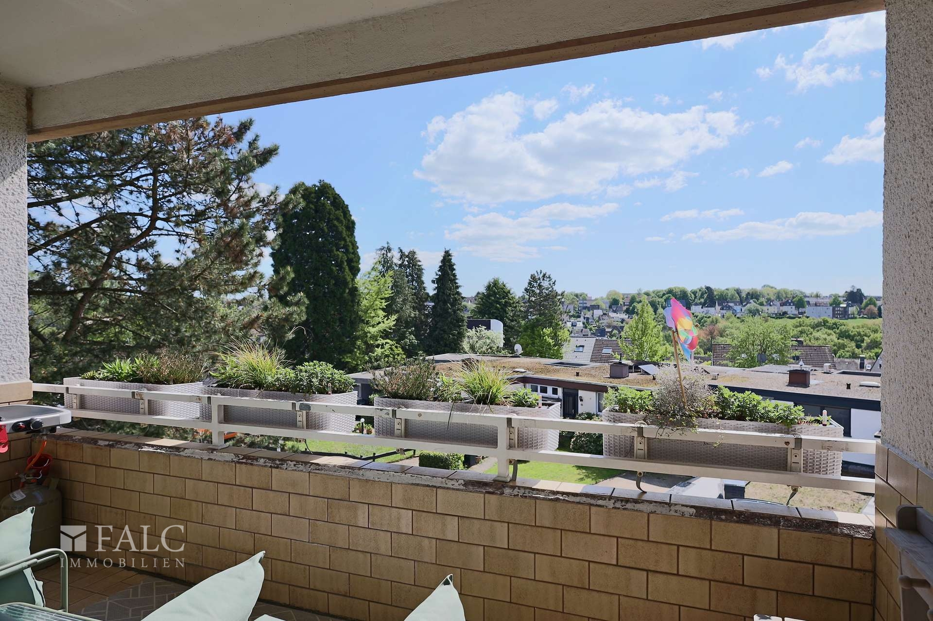Ausblick Balkon